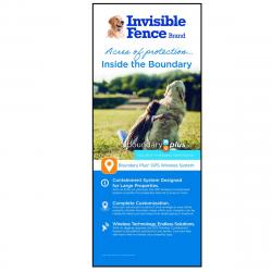 Invisible Fence Platinum Retractable Banner - Boundry Plus GPS Canadian
