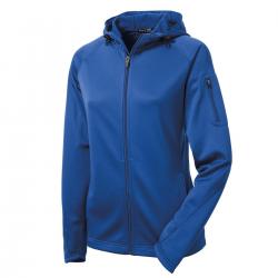 Sport-Tek Ladies Tech Fleece Full Zip Hooded Jacket