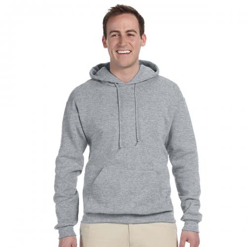 Jerzees Adult 8 oz. NuBlend  Fleece Pullover Hood Oxford 4XLarge