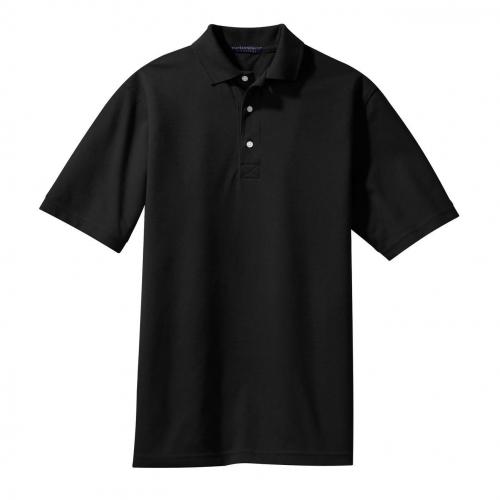 Port Authority Mens Rapid Dry Polo Black 2Xlarge