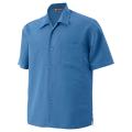 Men's Barbados Textured Camp Shirt Pool Blue 2XLarge